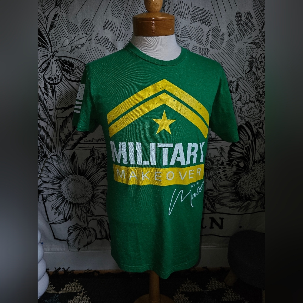 Grunt Style Green 'Military Makeover" T-Shirt Size Medium